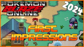 Pokémon Blaze Online MMO 2024  First Impressions Review [upl. by Augustina]