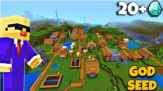 OMG 😰 20 Diamonds at Spawn 🤯 God Seed 🌱 for Minecraft 121  Bedrock amp Java [upl. by Vania]