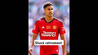 Raphael Varane retiring from Football varane raphaelvarane realmadrid como manchesterunited [upl. by Atile]