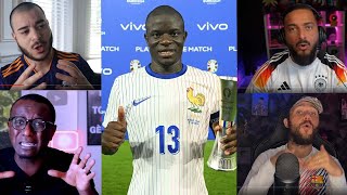 LES REACTIONS APRES LA PERFORMENCE XXL DE NGOLO KANTE FACE A LAUTRICHE A L EURO 2024 [upl. by Aneda354]