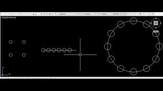 ARRAY COMMAND IN AUTOCAD [upl. by Taimi793]