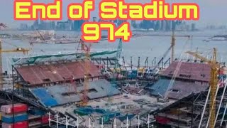 Workers Begin Dismantling Qatar World Cup Container Stadium 974 [upl. by Ttiwed990]