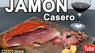 Como hacer Jamon crudo  la mejor receta [upl. by Aisatsana]