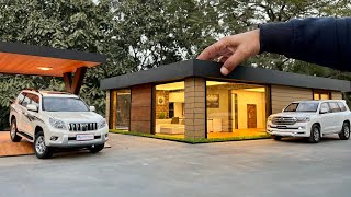 Bought a Miniature Luxury Modern House  118 Diorama  Scale Model Cars [upl. by Hitchcock49]