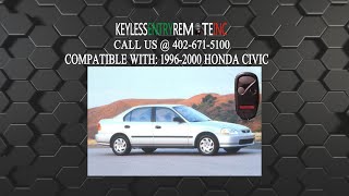 How To Replace Honda Civic Key Fob Battery 1996 1997 1998 1999 2000 [upl. by Horodko]