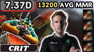 737d  Cr1t GYROCOPTER Soft Support Gameplay 22 ASSISTS  Dota 2 Full Match Gameplay [upl. by Ocire436]