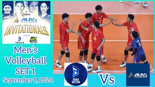 OSAKA BLUTEONS VS ALAS PILIPINAS MEN’S VOLLEYBALL SET 1 PNVF ALAS PILIPINAS INVITATIONALS Sep 8 24 [upl. by Darleen]