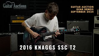 2016 Knaggs Guitars SSCT2 Galaxy guitar  September 2024 Gear Demo  Guitar Auctions at GH [upl. by Craw8]