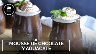 MOUSSE DE CHOCOLATE Y AGUACATE  Postre fácil y delicioso  DAP [upl. by Esinereb511]