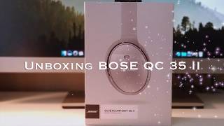 Bose QuietComfort 35 wireless headphones II  Unboxing [upl. by Peggie]