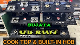 SUJATA NEW RANGE COOK TOP amp BUILT IN HOBS  PLATINUM 4 BURNER HOB UNBOXING amp REVIEWS [upl. by Ninon]