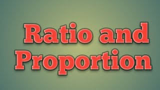 ratio and Proportion  give some examples of ratio and proportion  easymathnotes [upl. by Yttisahc67]