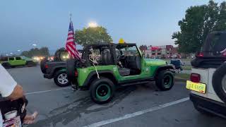 JEEP INVASION 2023 FIRST EVENING PIGEON FORGE gsmji jeeplife jeepwrangler jeep pigeonforge [upl. by Haveman934]