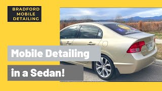 Mobile Detailing Setup in a Honda Civic Sedan [upl. by Trimmer]