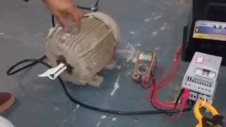 Inversor 4000W tocando motor de 2CV  Realbat [upl. by Airdnat]