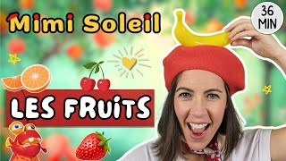 Les fruits les couleurs  chansons et jeux  Mimi Soleil  Vidéos éducatives pour jeunes enfants [upl. by Arahk414]