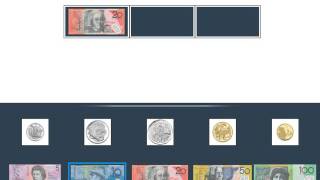 Arranging Coins and Notes from Smallest to Biggest Value Australian Money 13 [upl. by Gerrit]