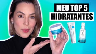 MEU TOP 5  HIDRATANTES PARA PELE OLEOSA À SECA E SENSÍVEL [upl. by Sama]