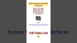 plc full form  hmi full form shortsfeed plc hmi ytshorts [upl. by Nesnaj]