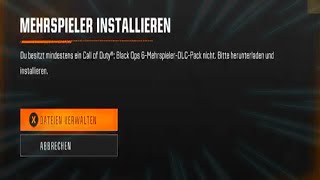 Das Problem beheben BLACK OPS 6 Mehrspieler  DLC  Pack BUG FIXEN PS4PS5 Deutsch [upl. by Karub]