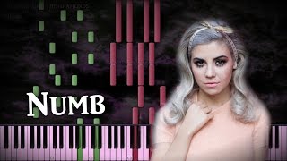 Synthesia Tutorial Marina and the Diamonds  Numb  Piano Solo [upl. by Notsnarc]