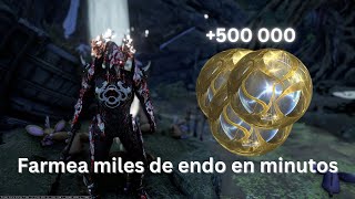 Warframe  Mejores farm de endo  Consigue miles de endo en minutos [upl. by Genesa]