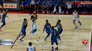 Steve McGehee Previews Thunder Matchup Against Rockets In Las Vegas [upl. by Marys]