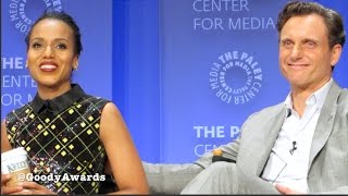 Kerry Washington and Tony Goldwyn talk Scandal Chemistry [upl. by Utter557]