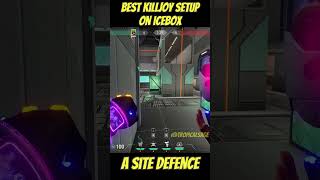 This Killjoy Setup DOMINATES Icebox A Site valorant valorantclips youtubeshorts [upl. by Loftus]