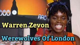 Warren Zevon  Werewolves Of London REACTION [upl. by Gustafson]