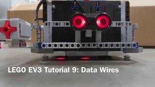 LEGO EV3 Tutorial 9 Data Wires [upl. by Sellma207]