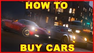 Forza Horizon 4 How to Buy Cars [upl. by Ahsitnauq]