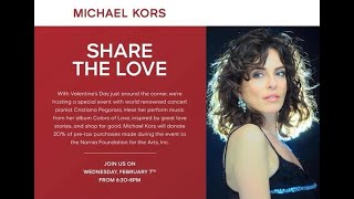 Cristiana Pegoraro performs for Michael Kors at Rockefeller Center [upl. by Serene]