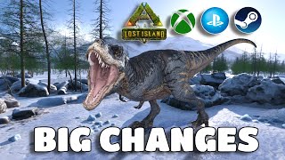 ARK LOST ISLAND HAS BIG CHANGES  Dinopithecus Buff  Amargasaurus and more [upl. by Onaled296]