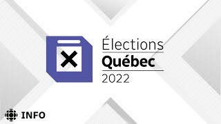 Élections Québec 2022  la soirée électorale [upl. by Lipson45]