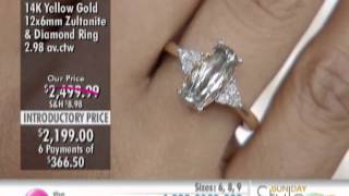 14K Gold 12x6mm Zultanite amp Diamond Ring at The Shopping Channel 458548 [upl. by Jared]