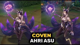 Coven Ahri Skin Preview  Rework Updated  League of Legends [upl. by Eruot]