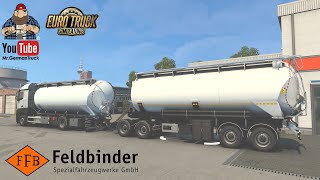 ETS2 v141 Feldbinder KIP trailer pack v16  Feldbinder Rigid Addon for all Trucks [upl. by Harret]