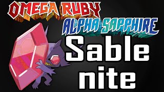 SABLENITE Location 【How to get Sablenite】 Pokemon Omega Ruby Alpha Sapphire [upl. by Harutek]