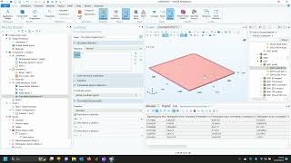 Eigenfrequency of a Plate  Comsol Modal Analysis [upl. by Alleul766]