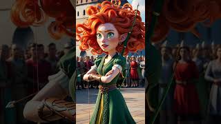 Hitting the Bullseye Meeting Merida in Disney World for National Archery Day—Princess Merida Disney [upl. by Miguelita]