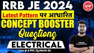 Electrical Engineering Concepts amp Most Important Questions  RRB JE 2024  Mohit Sir [upl. by Trude]