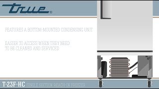 True T23F 27quot Single Section ReachIn Freezer [upl. by Mungam356]