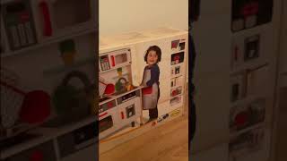 Unboxing  Montage cuisine en bois enfant Lidl noel 2019 [upl. by Parker]