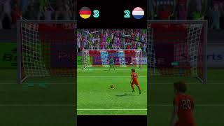 Germany vs Netherlands Best penalty match highlights efootballmobile efootballpes efootball2024 [upl. by Garrard]