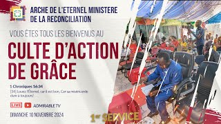 CULTE DACTION DE GRACE 1er Service [upl. by Garfield30]