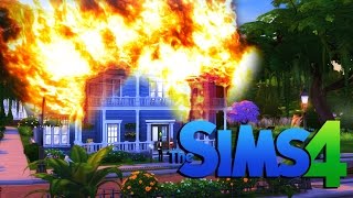 THE ROOF IS ON FIRE  The Sims 4  Part 3 [upl. by Elena]