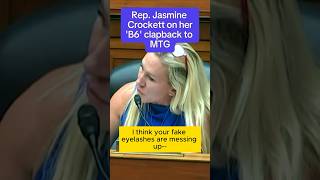 Rep Jasmine Crockett on her ‘B6’ clapback to MTG [upl. by Llehcar116]