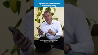 CopilotDiktierfunktion auf dem Handy [upl. by Ocirled]