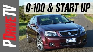 2014 Holden WN Caprice V V8 0100kmh and engine sound [upl. by Cross32]